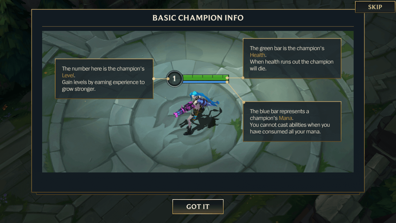 wild rift text instructions