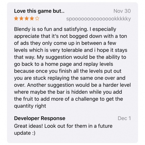 mobile game review example
