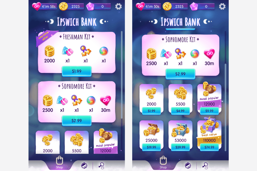 switchcraft monetization in-game store