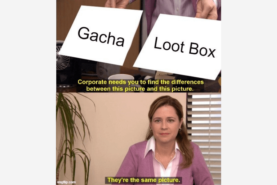 gacha vs loot box