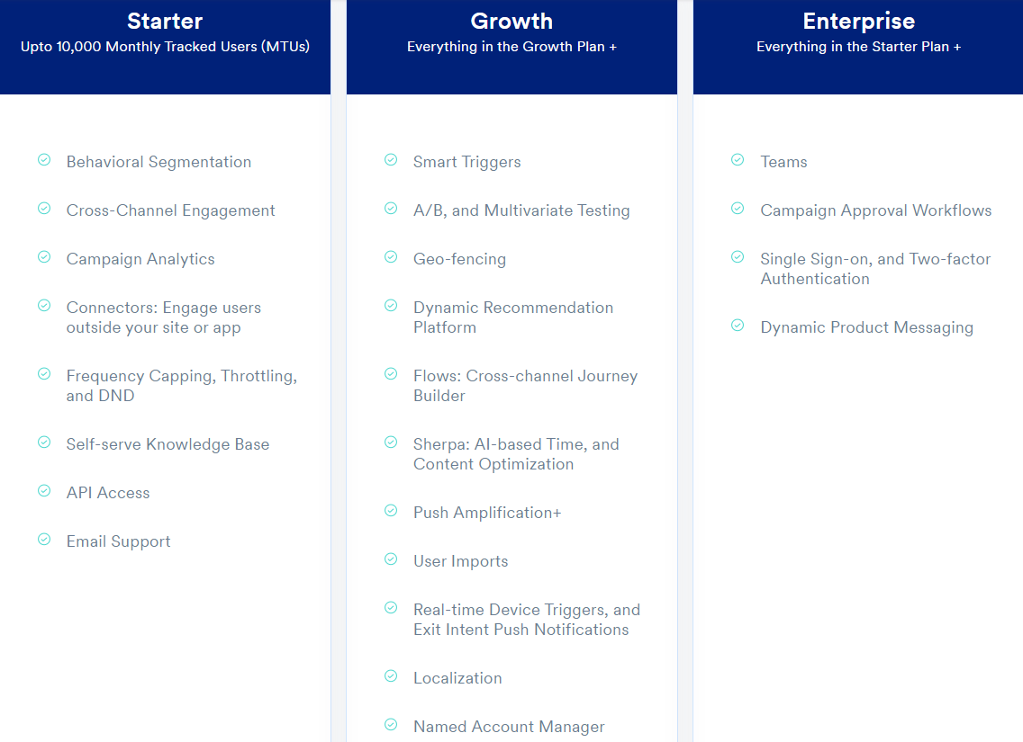 moengage pricing plan
