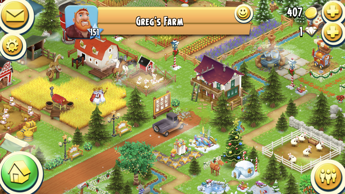 art style hay day farm