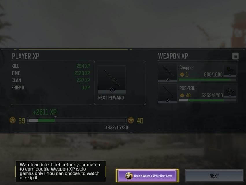 call of duty rewarded video ads